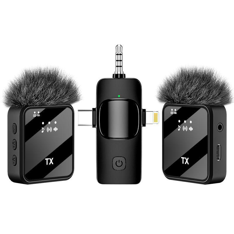 Q8 magnetic double microphone